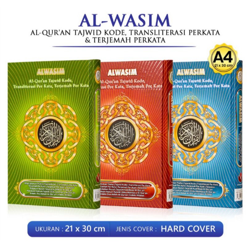 al Qur'an terjemahan perkata transliterasi al wasim besar a4