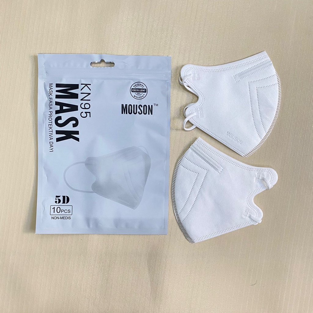 Mouson Masker KN95 5D isi 10pcs