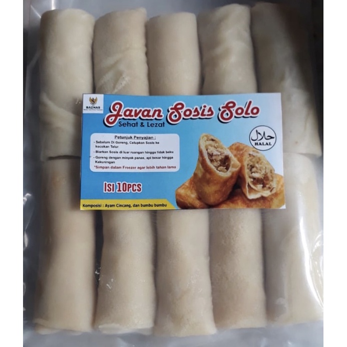 

Sosis Solo Ayam Frozen isi 10 pcs