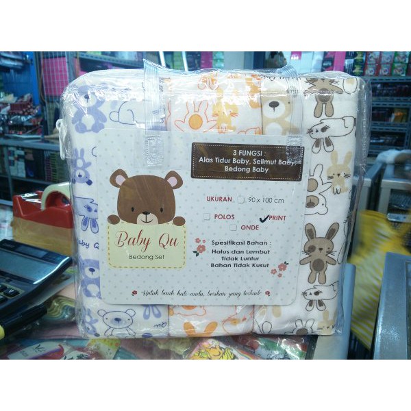 Bedong karakter Baby Qu - 6pcs