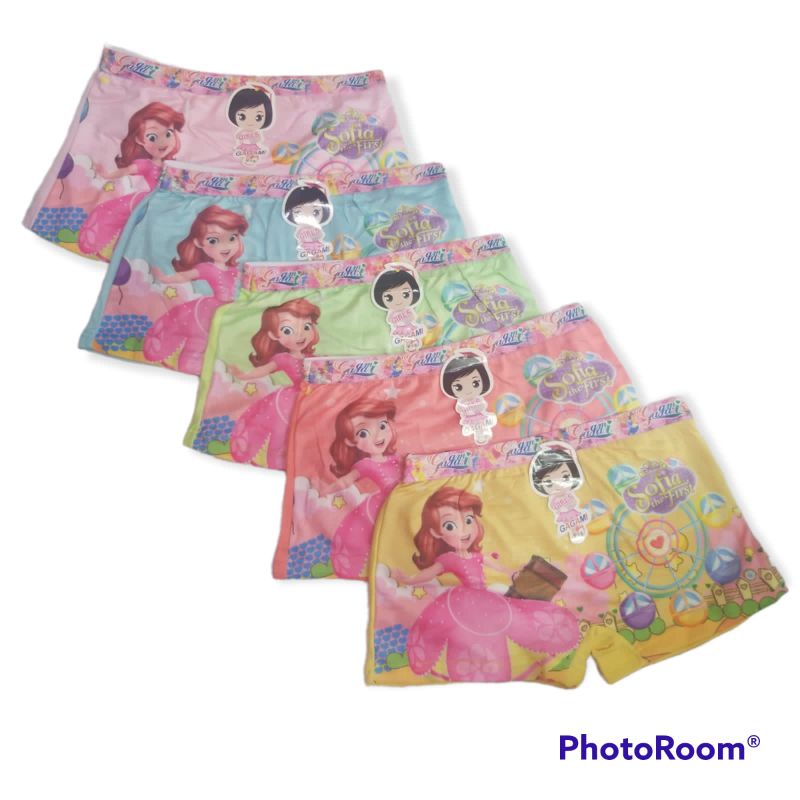 [Isi 3pc] GIRLS GAGAMI IMPORT-CD BOXER ANAK motif MY LITTLE PONY