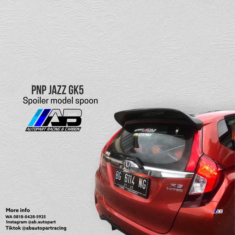 Spoiler spoon karbon jazz gk5