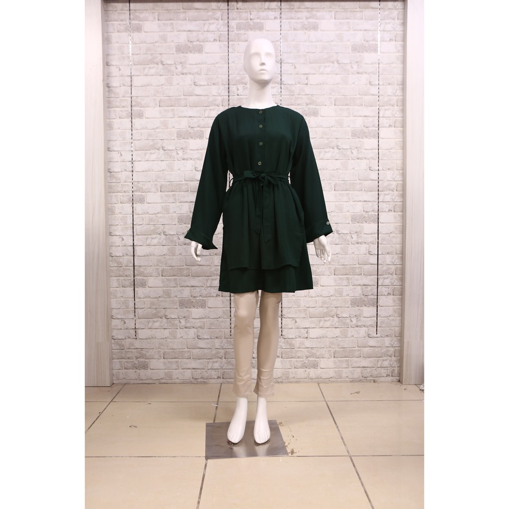 ZASKIA MECCA FASHION MUSLIM WANITA / 08089819 / BAJU MUSLIM / TUNIK WANITA MIX KNG DADA TALI PGG LPT