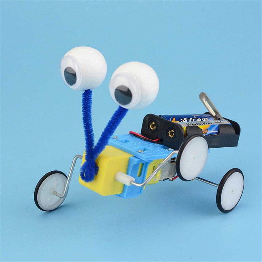 Mainan Rakitan Robot Reptil Elektrik Handmade Diy Untuk Edukasi Anak