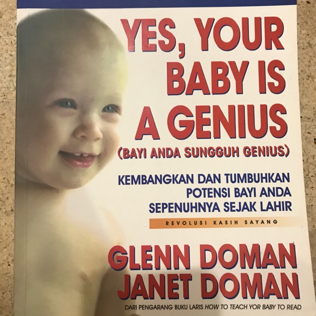 (Preloved) Yes, your baby is a genius. Glenn doman book / buku karangan glenn doman