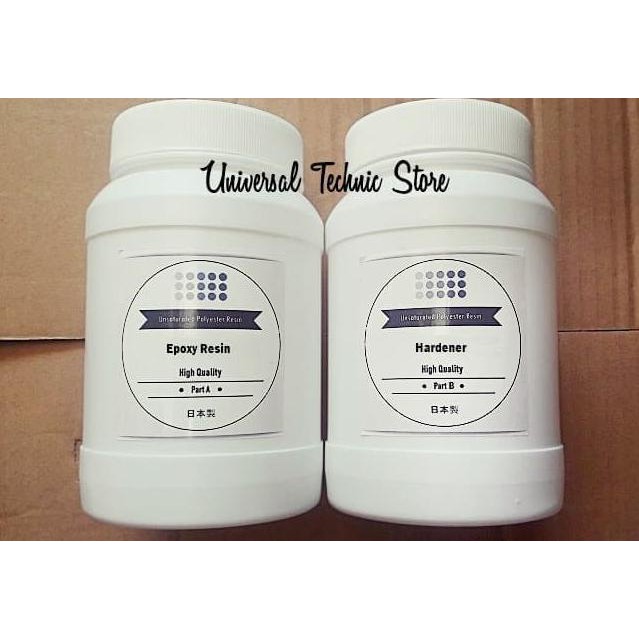 

Paket Epoxy Resin Import Japan 1kg + Hardener 1kg