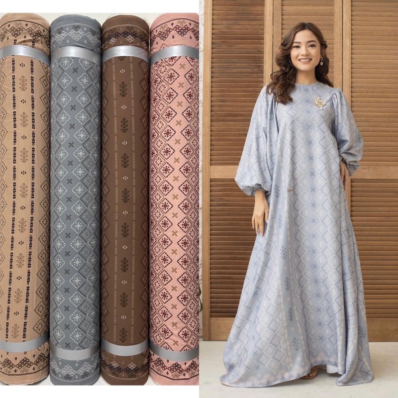 kain caltri crepe | copy motif wearing klamby | kain seragaman | motif seragaman | kain murah