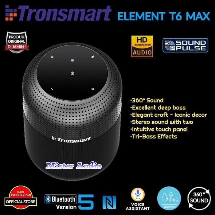 Tronsmart Element T6 Max / T 6 Max HD Portable Bluetooth Speakers