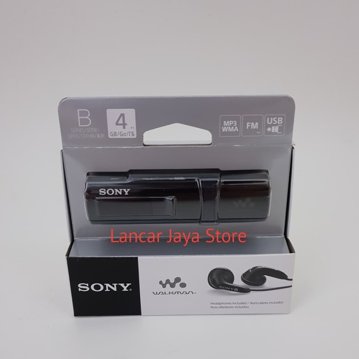 Sony Walkman MP3 NWZ-B183F Black (Built In Memory 4GB)