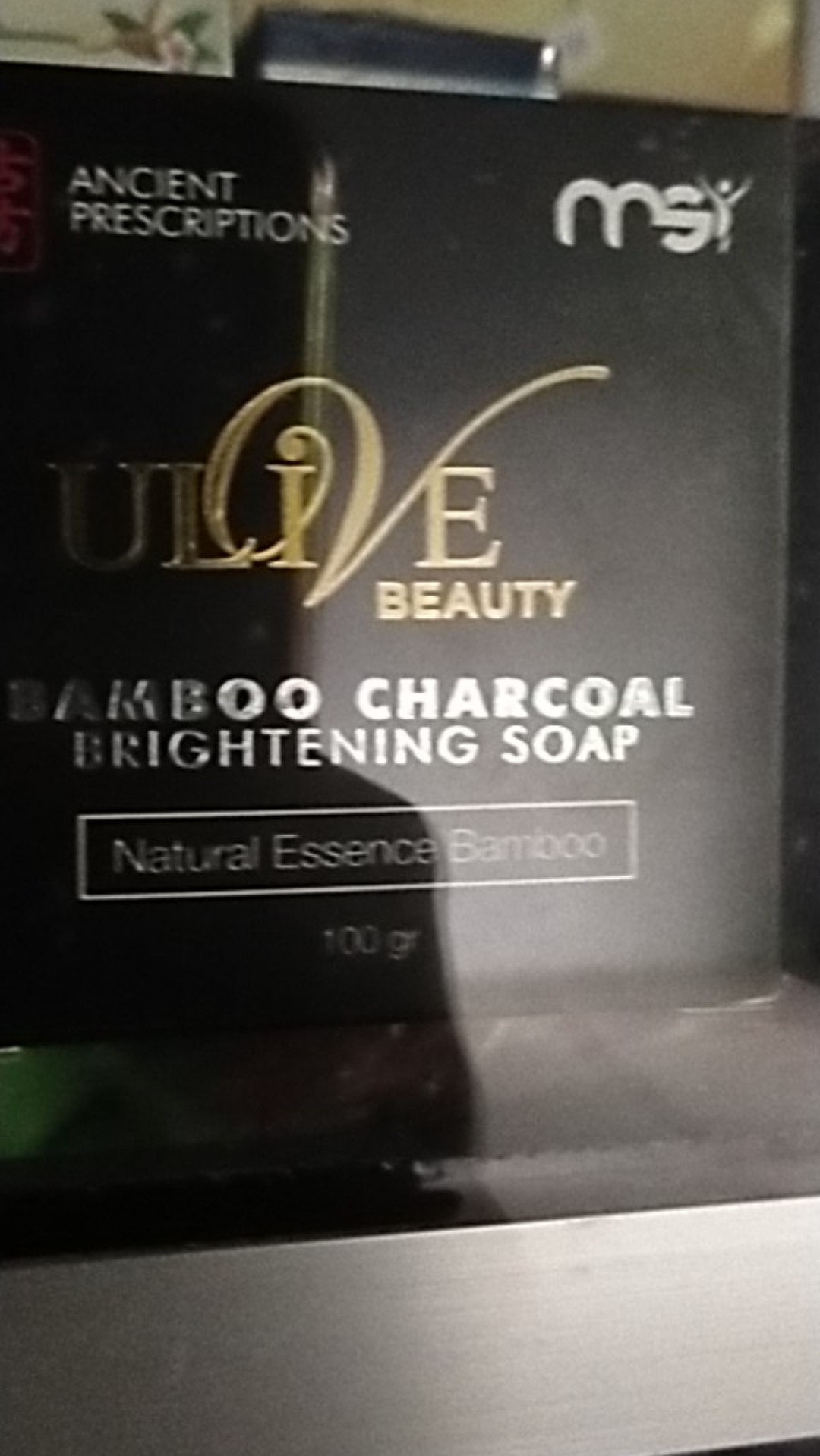 Msi Bamboo Charcoal Brightening Soap Sabun Bamboo Hitam Untuk Jerawat Flek Hitam Dan Gatal-gatal Ori