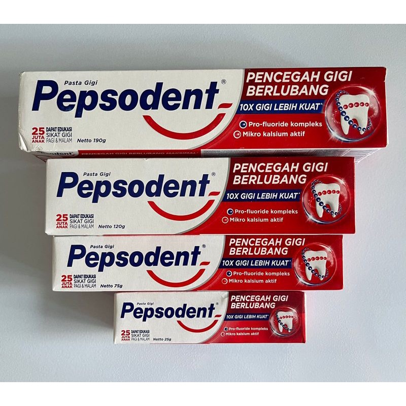 Pasta Gigi Pepsodent / Odol 25g/75g/120g/190g MURAH