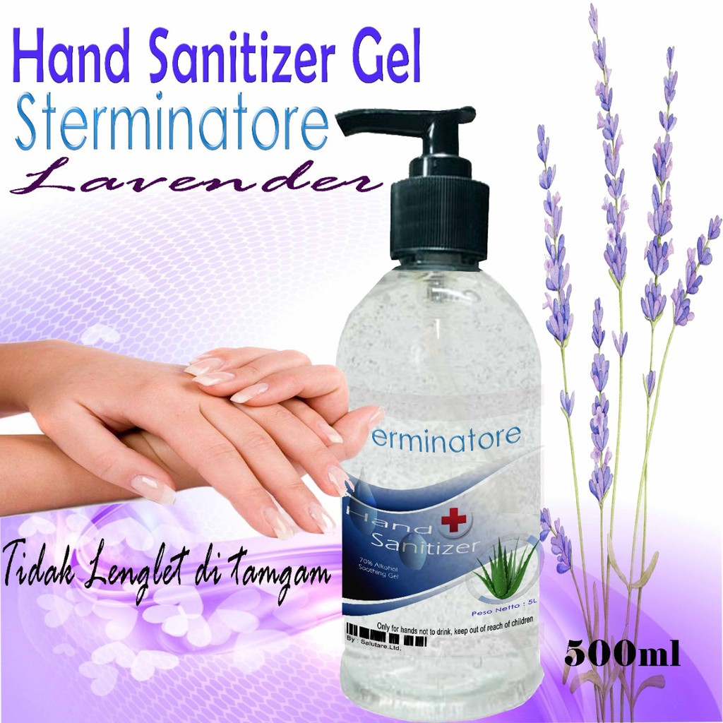 hand sanitizer cair gel | hand sanitizer 1 liter | hand sanitizer 500ml varian lavender(OC)