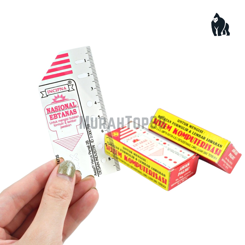 

Penggaris Ujian Incipna Ebtanas UAS UAN / Garisan Pola Bulat Formulir Komputer