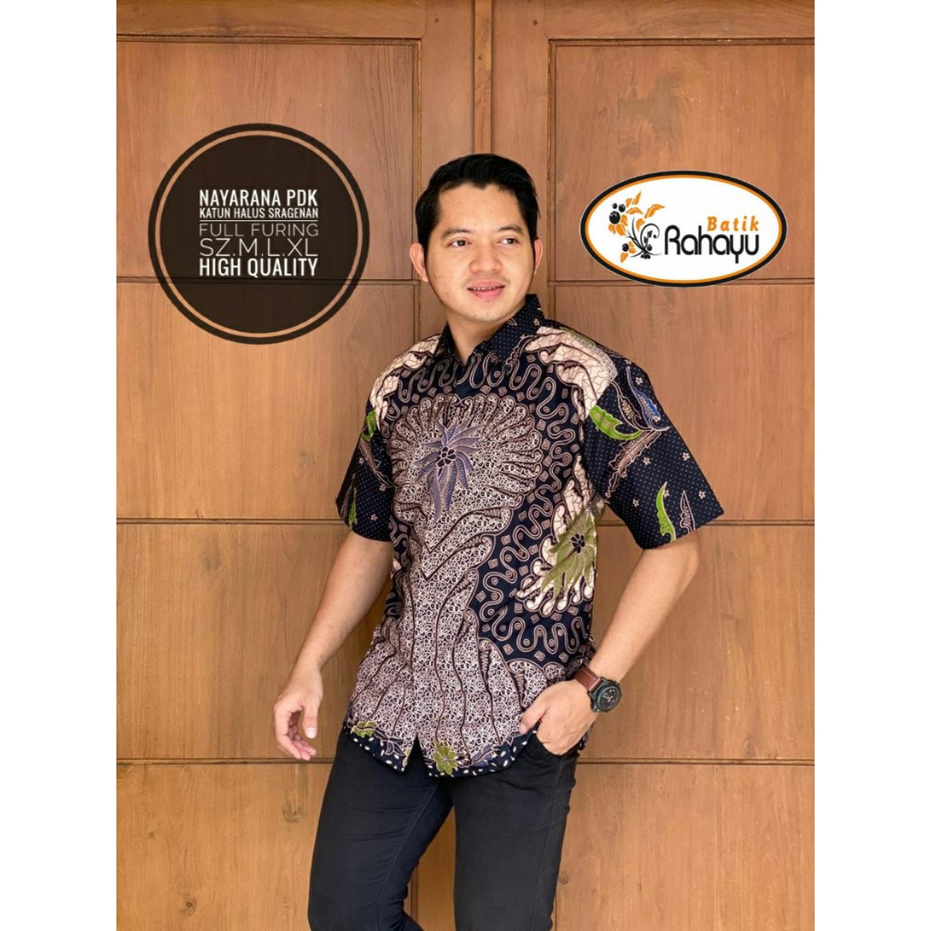 NAYARANA RAHAYU KEMEJA BATIK PRIA SOLO LENGAN PENDEK LAPIS FURING ATASAN BATIK PREMIUM MODERN ARYADEWA EMAS SEKARTAJI KALAWANGSA MATAHARI PRABU SEKTI LESMANA GUMELAR SAWUNG SAE GURDO IJO WIRATAMA GAVIN BATIK SOLO AMANAH BATIKSOLOAMANAH RANTING MERAH BIMA