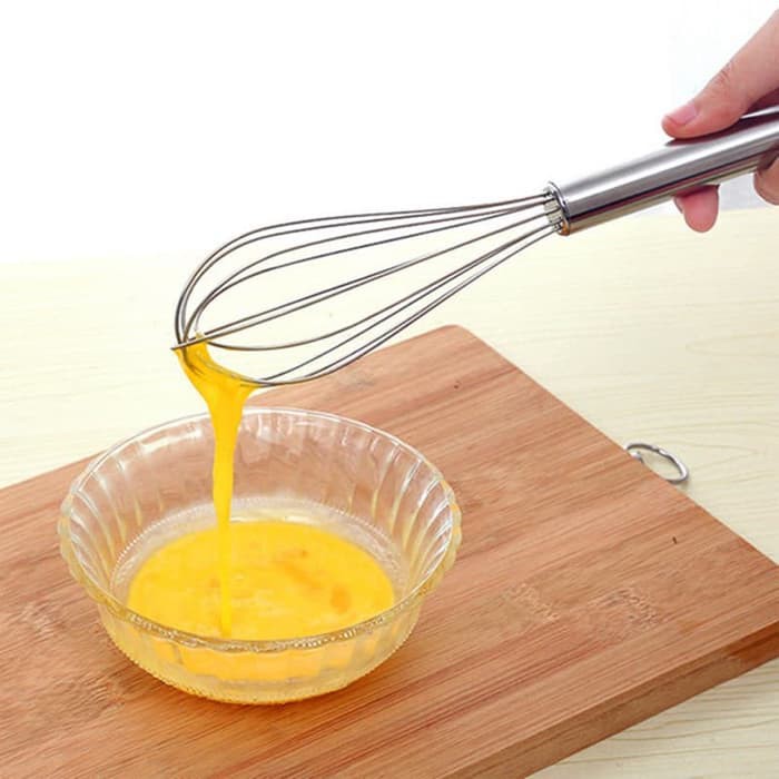 Kocokan Telur dan minuman / egg beater whisk 26cm - isi 1 pcs