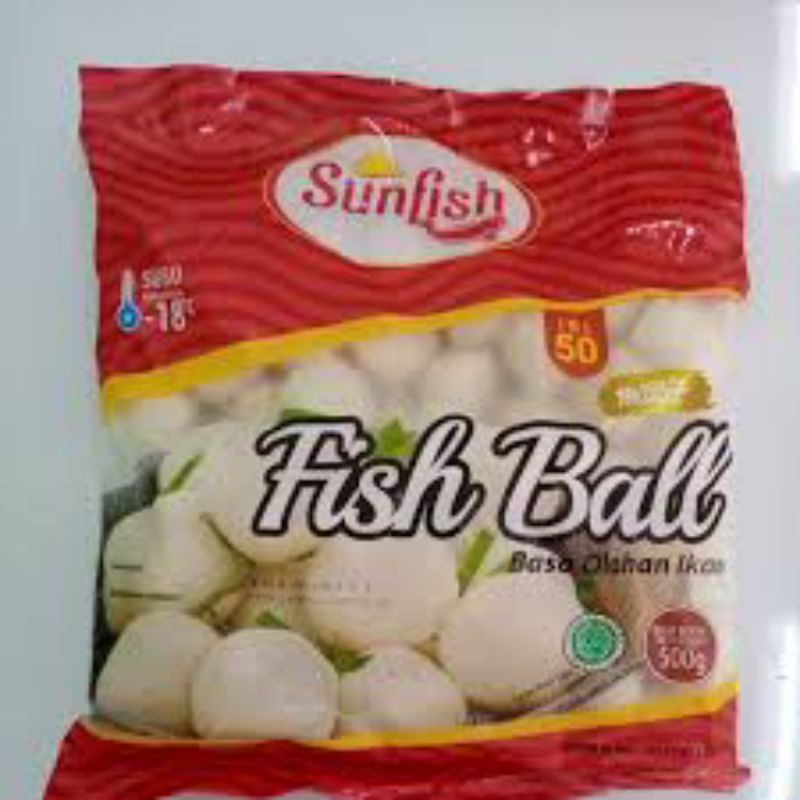

Sunfish Fish Ball / Bakso Ikan 500 gr (frozen food)