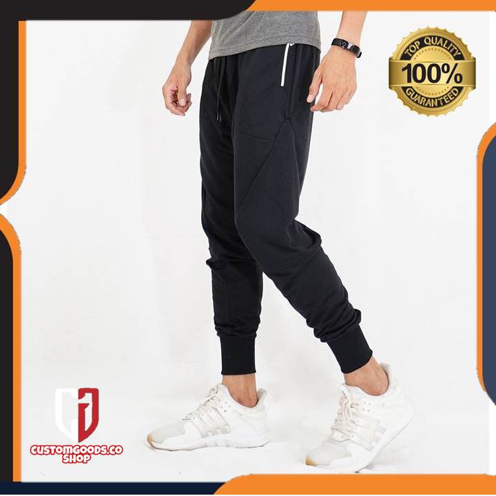 CELANA PANJANG HITAM PRIA JOGER PANTS GYM CELANA MURAH TRAINING PRIA CELANA JOGER PANJANG