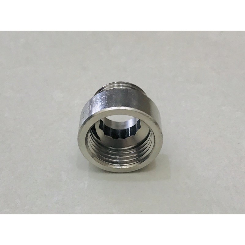 Sok Nepel Drat Luar Dalam 1/2 Inch Pendek / Sambungan Kran Pipa Stainless