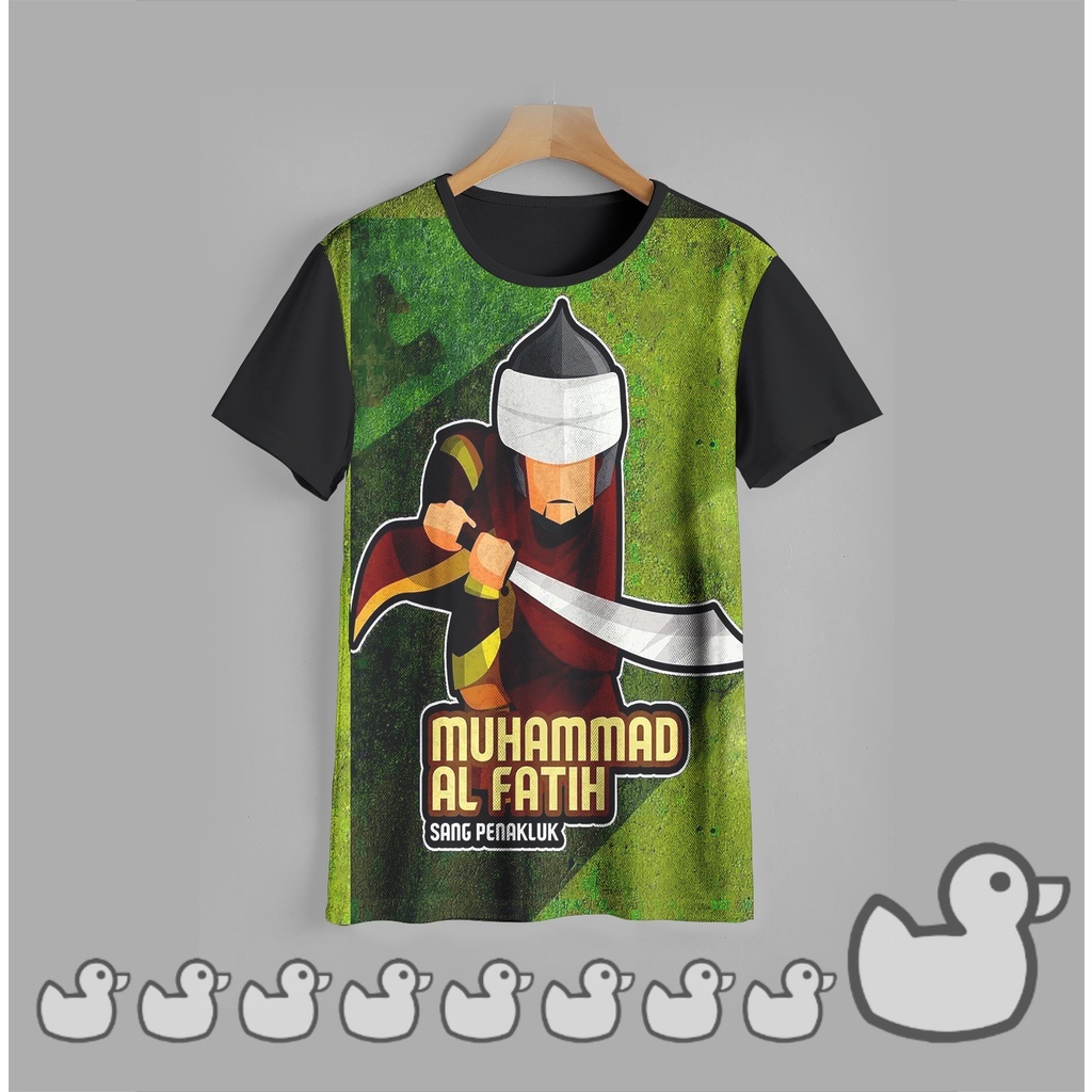 Kaos Anak 3D Muhammad Al Fatih  Baju Anak 3D Muhammad Al Fatih  Usia 1-12 Tahun murah