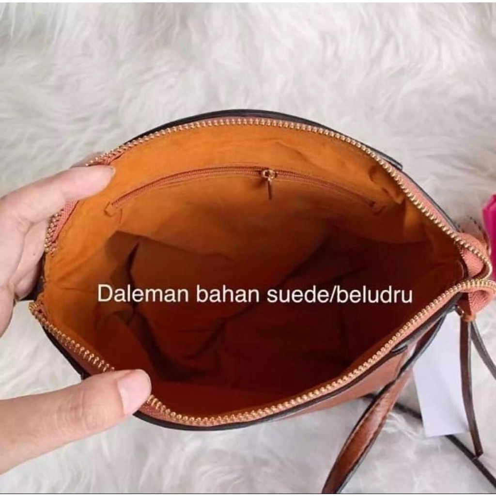 Satohama Tas Slempang Wanita Kulit Asli / Slingbag Kulit Sapi Asli