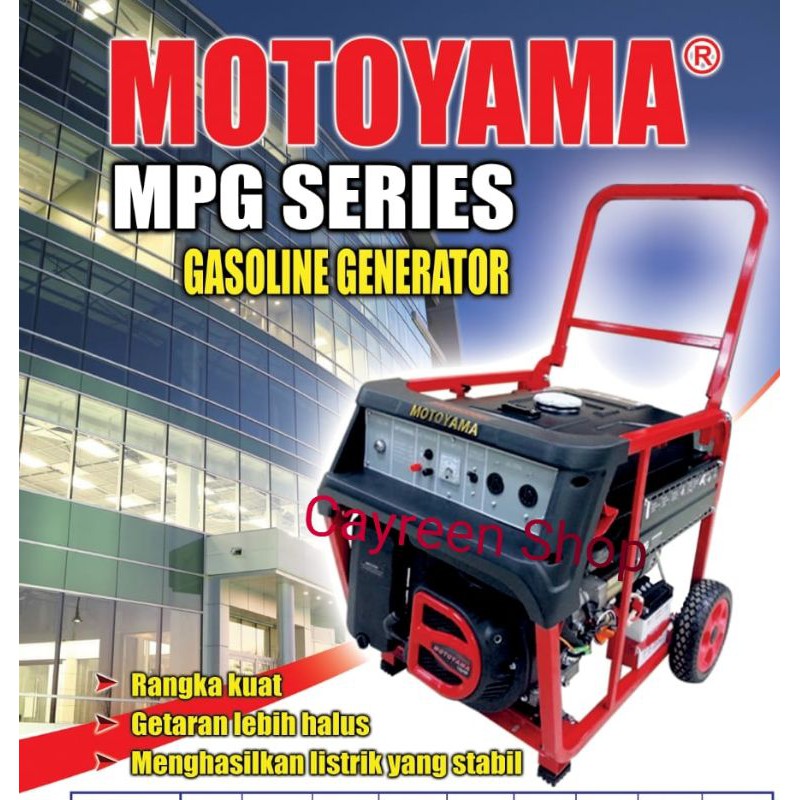 Genset Motoyama MPG 4000E   Gasoline Generator Motoyama  MPG 4000E