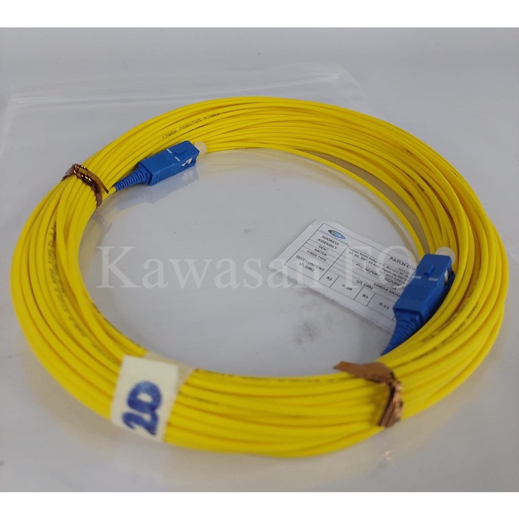 Patchord / Patchcord SC-SC UPC 20 Meter 2mm Simplex FTTH