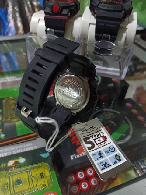 Jam tangan outdoor Digitec water resist digital