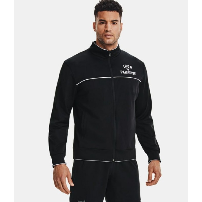 Jaket Pria Mens Project Rock Iron Paradise Knit Track Jacket