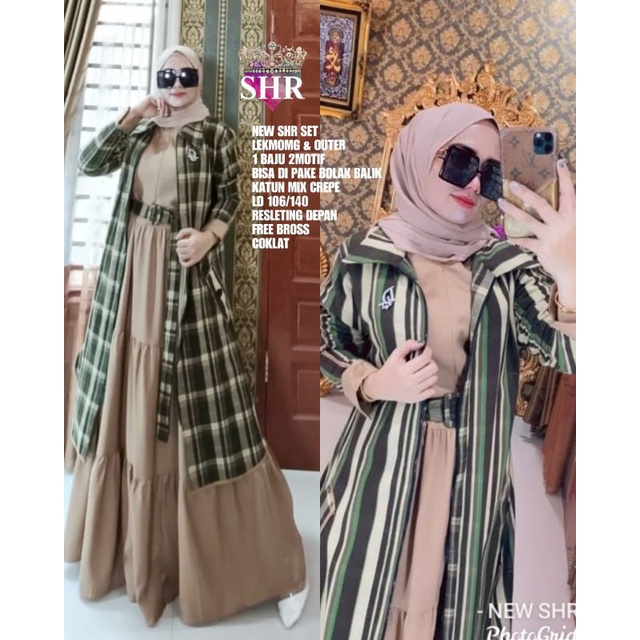 NEW SHR ORI SET LEKMONG& OUTER bhn katun Mix crepe