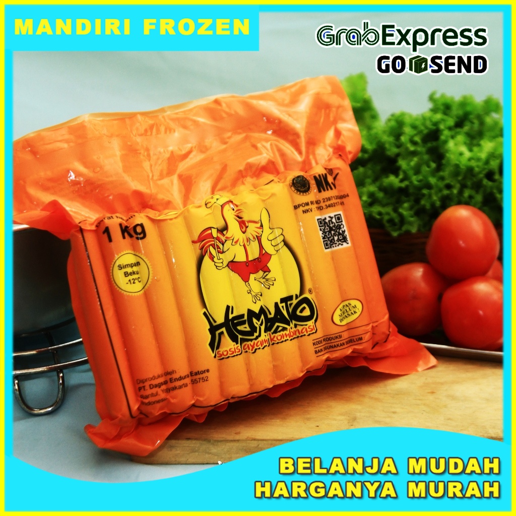 

Sosis Ayam HEMATO 1kg - Makanan Beku Sosis Ayam