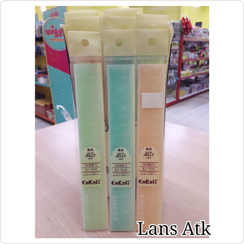 

Penggaris Jelly Cokai 18Cm dan 15cm 7015/ KJ-7018