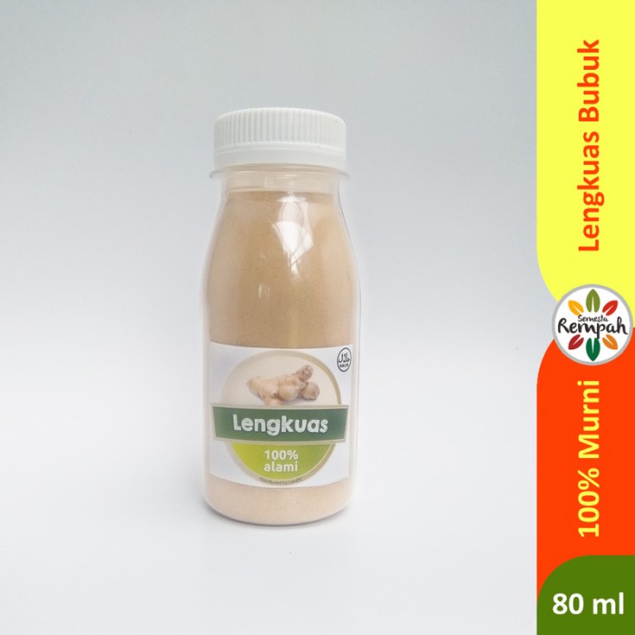

Lengkuas Bubuk Tanpa Campuran 80ml Semest Rempah
