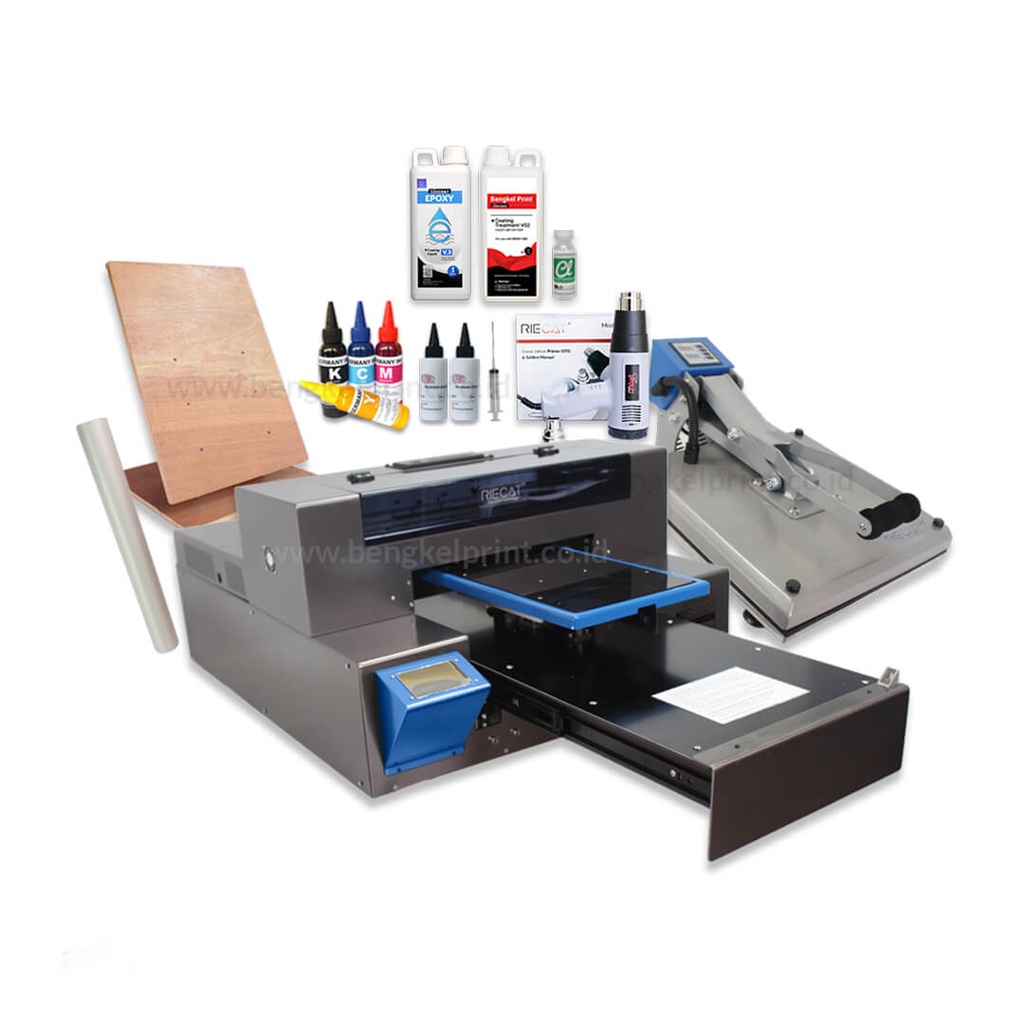 Paket Printer DTG Riecat New Era Gen 2Paket Printer DTG A3 Super PRINTER DTG PRINTER SABLON DTG PRIN
