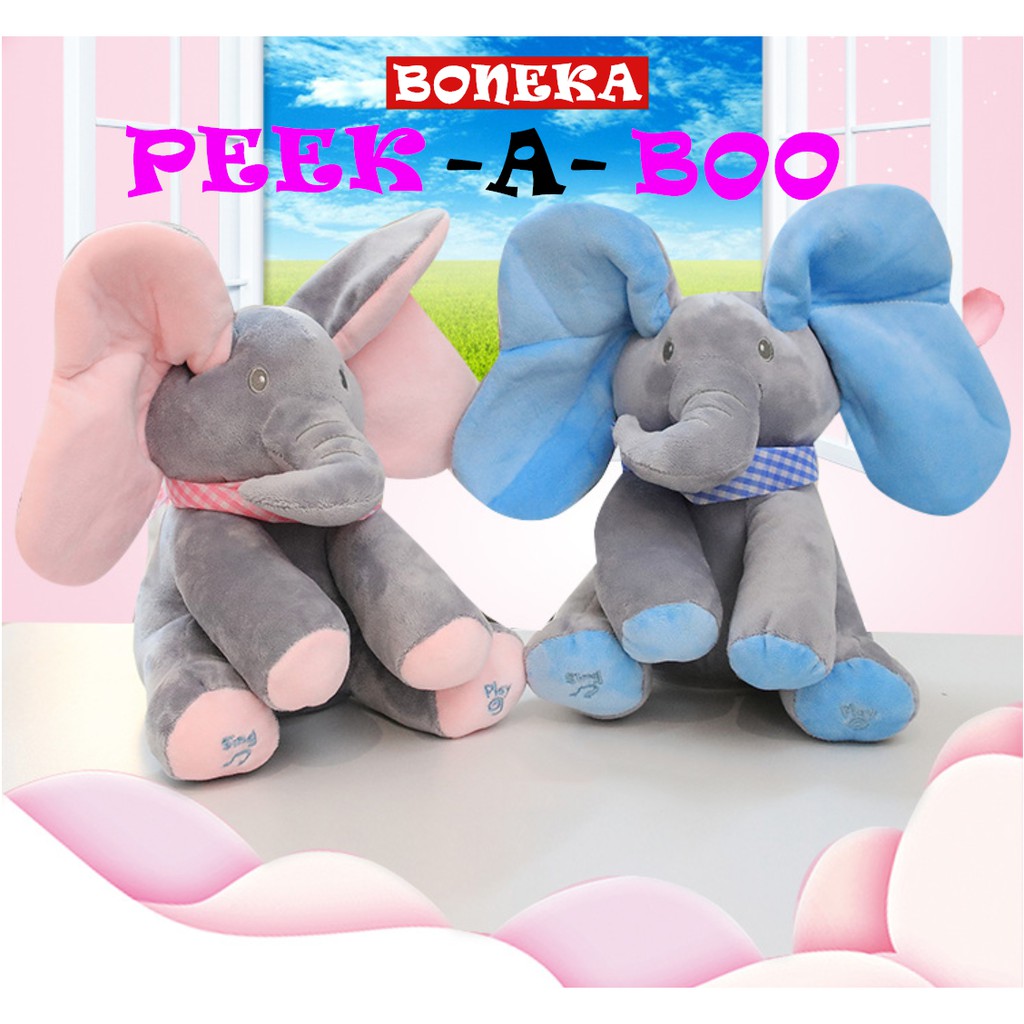 toys Peek  A Boo  Elephant Gajah  Peek  A Boo  Gajah  Gerak 