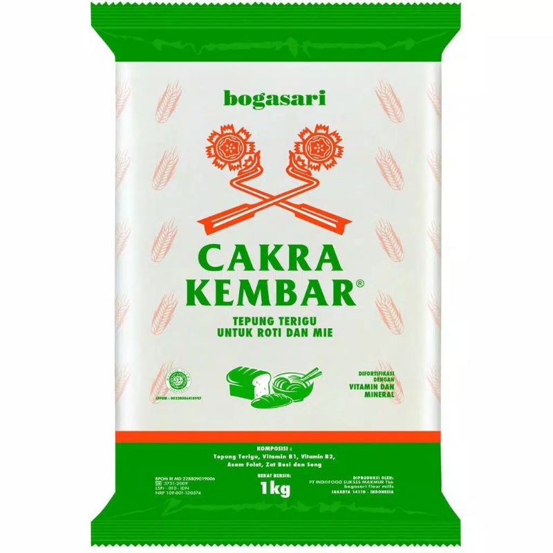 

tepung terigu cakra kembar 1kg