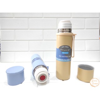 Termos Air Panas Double Vacuum Cup Macarons Stainless Steel 500ml H445