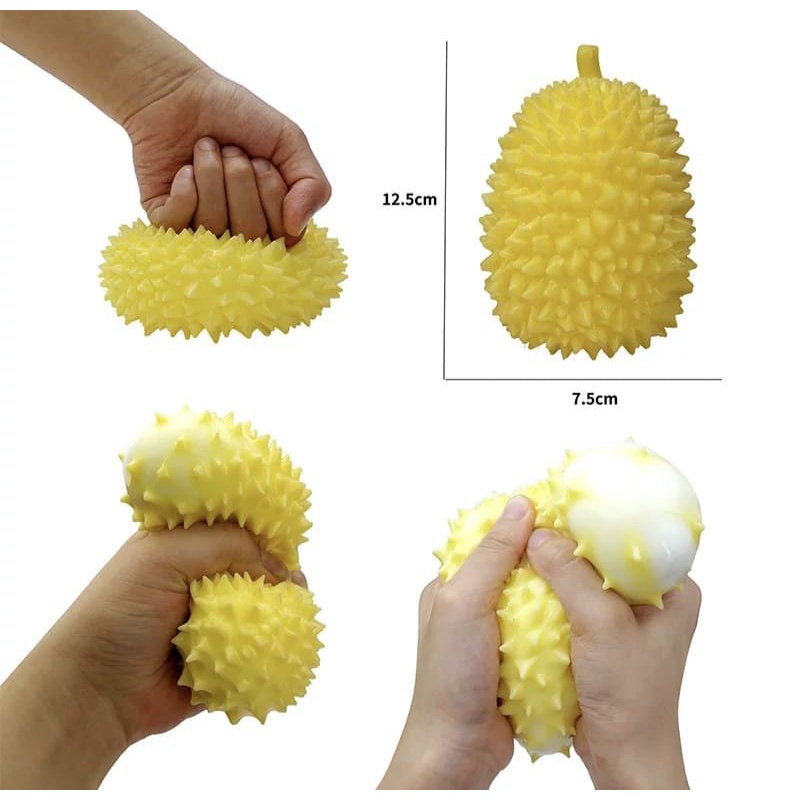 mainan durian karet/squishy durian