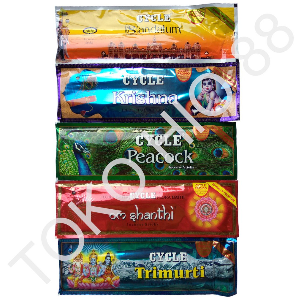 Hio Dupa Buhur Wangi Aromaterapi Merk Cycle India Incense Sticks Aromateraphy Isi 35 Batang Laku