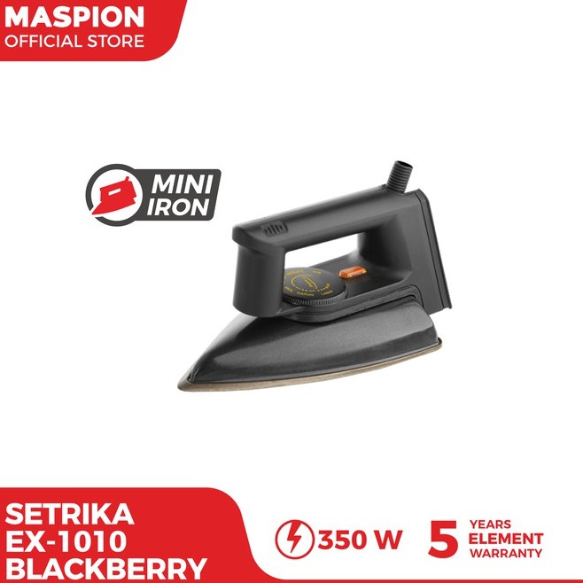 Maspion Setrika Listrik / Gosokan Baju - EX1010 BlackBerry