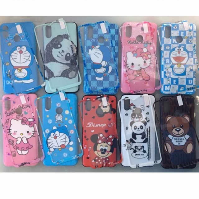 SAM A2 CORE , XIAOMI 4A ,VIVO Y91 , Y93 , Y95 CASE + T.GLAS