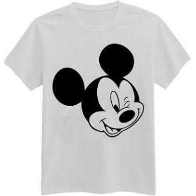 KAOS COMBED 30S MICKEY MOUSE KEPALA BAJU TSHIRT