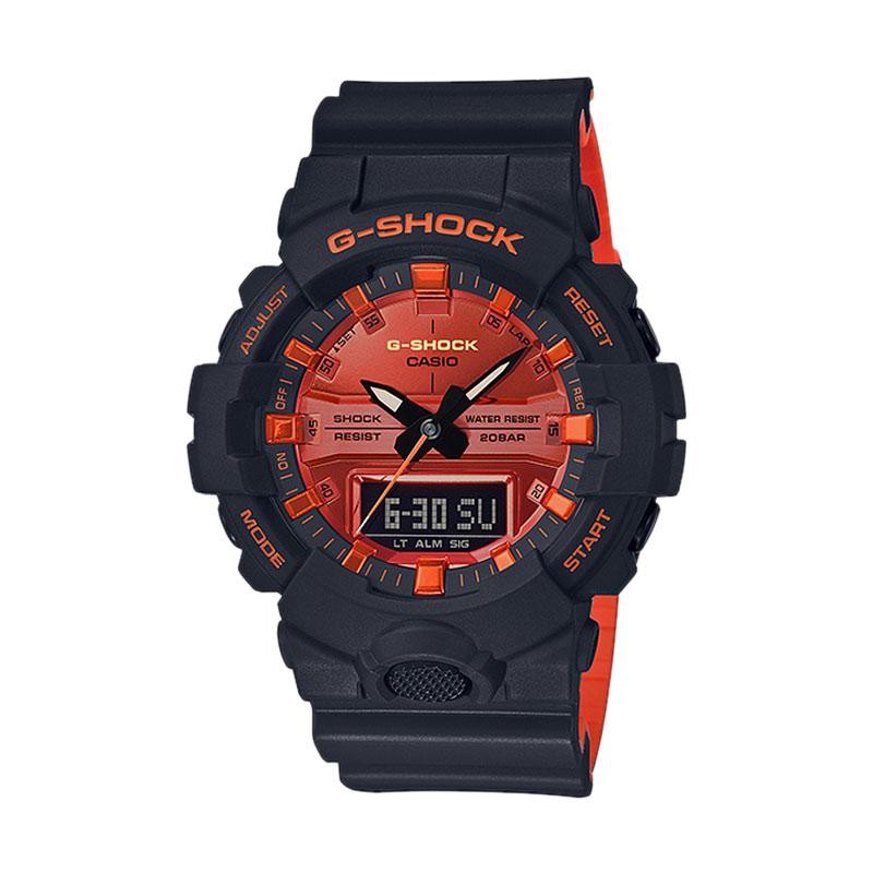 CASIO G-Shock Black & Red GA-800BR-1ADR Jam Tangan Pria