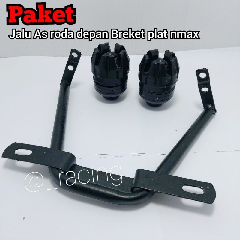 beket plat kumis nmax dan jalu as hitam