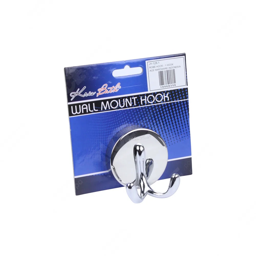 Ace Kris Bath Pengait Dinding Double Hook Stainless Steel SKU 10068356