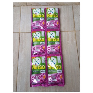 RINSO CAIR SACHET / 1 RENCENG ISI 6 PCS