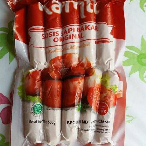 

^q-6 Kamil Sosis Sapi Bakar Original isi 10 Pcs 500 Gr ◄