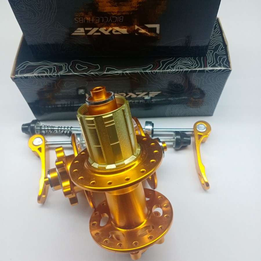 hub freehub Raze 32 hole jangkrik gold