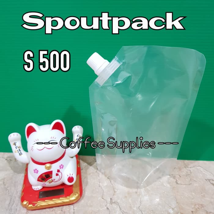 POUCH SPOUTPACK S 500 kemasan kantong spout cairan liquid minuman pengganti botol spout pack kpack