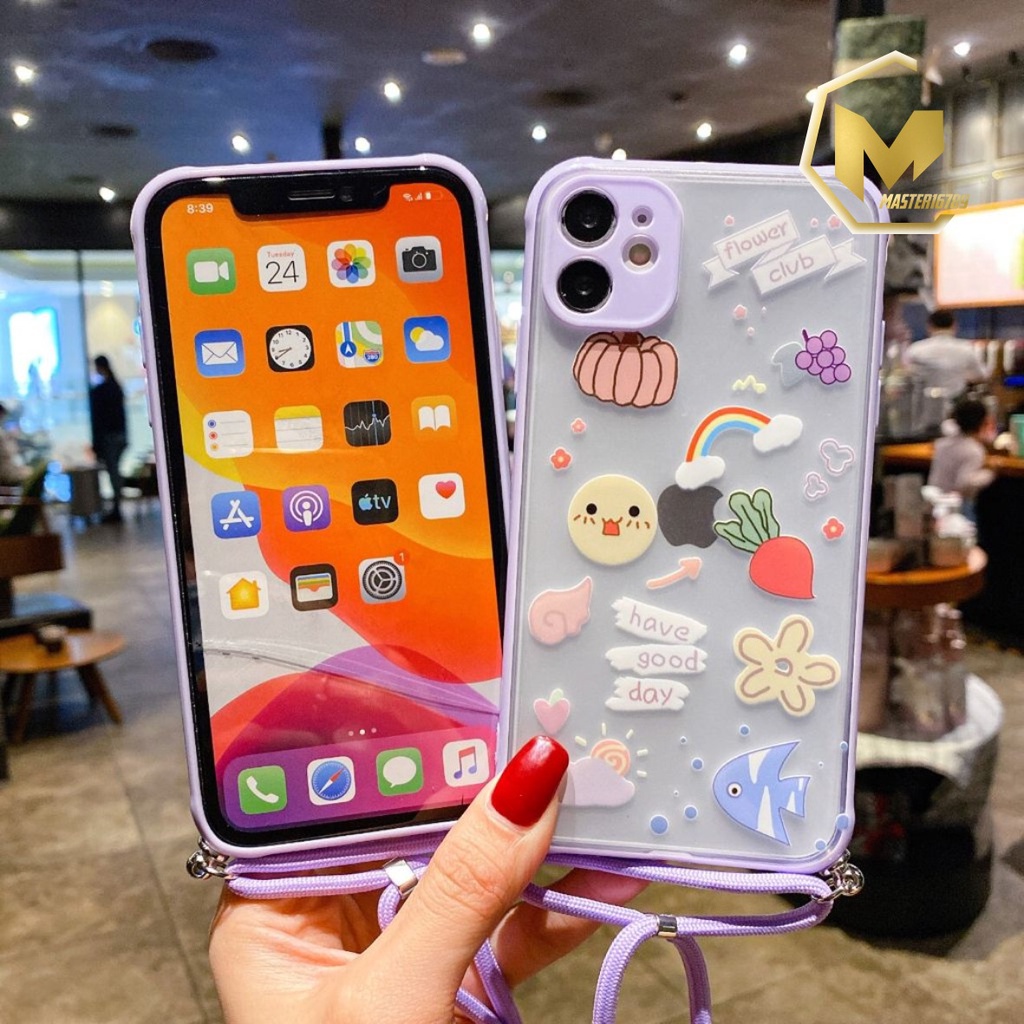 SS191 CASE SLINGCASE LANYARD Oppo A9 A5 A31 A8 A52 A92 A53 A33 2020 Reno 4 4f A15 A54 A74 A16 MA2078