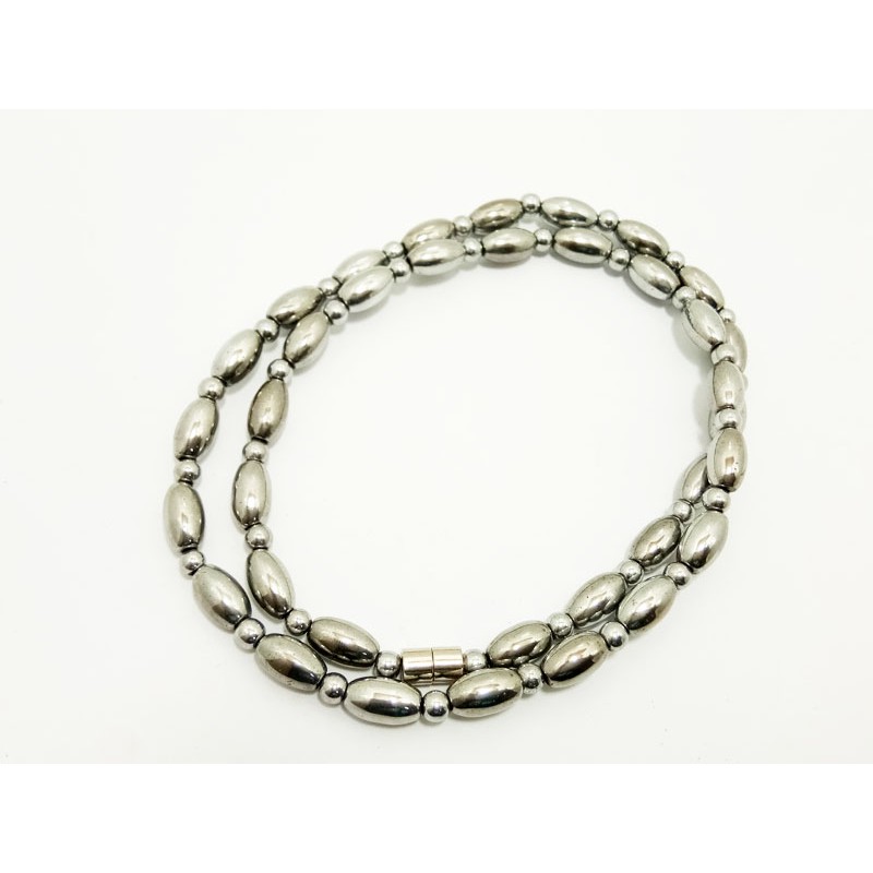 VeE Kalung Magnet Model Oval Bola - Kalung  Terapi Kesehatan